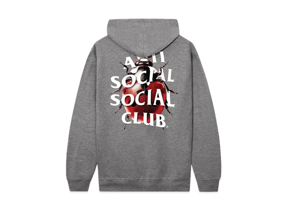 ANTI SOCIAL SOCIAL CLUB Bug Out Hoodie "Gunmetal Heather"