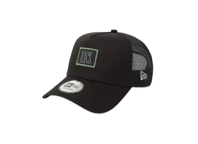NEW ERA 9Forty A-Frame Tracker Woven Patch "Black"