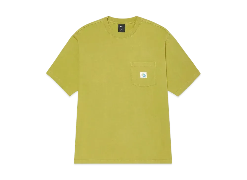 HUF Total Eclipse Knit Boxy Top "Moss"