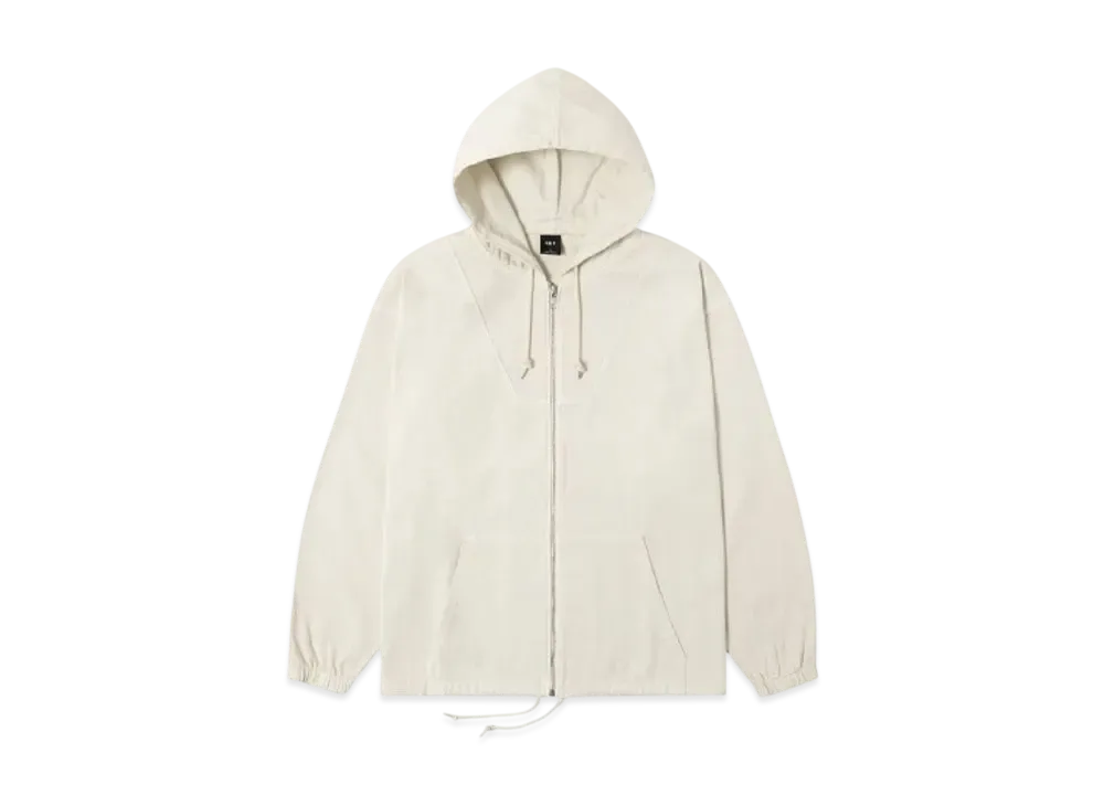 HUF Arch Logo Zip Hoodie "Bone"