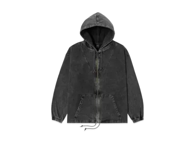 HUF Arch Logo Zip Hoodie "Black"