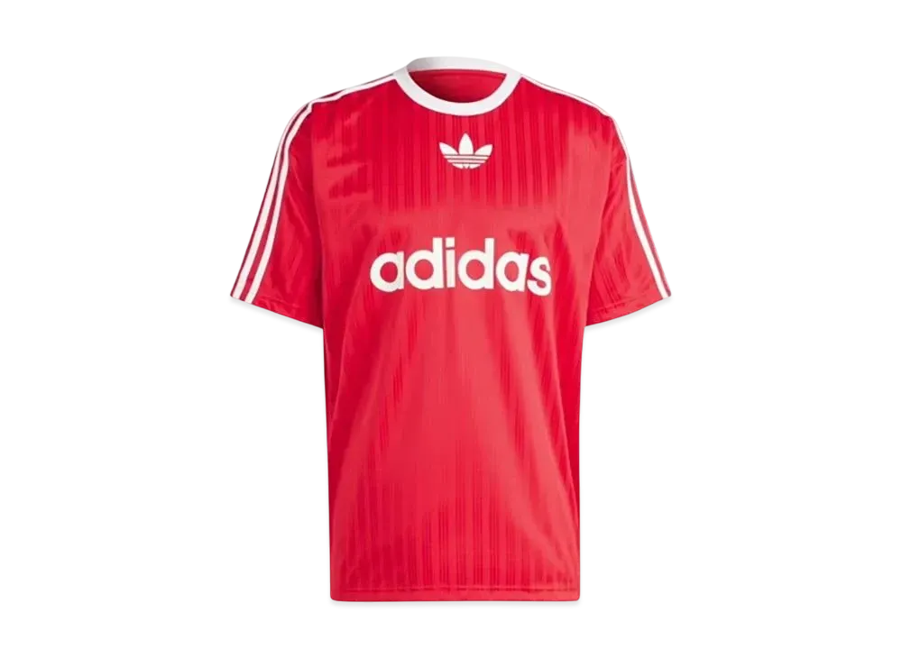 adidas Adicolor Short Sleeve T-Shirt "Better Scarlet/White"