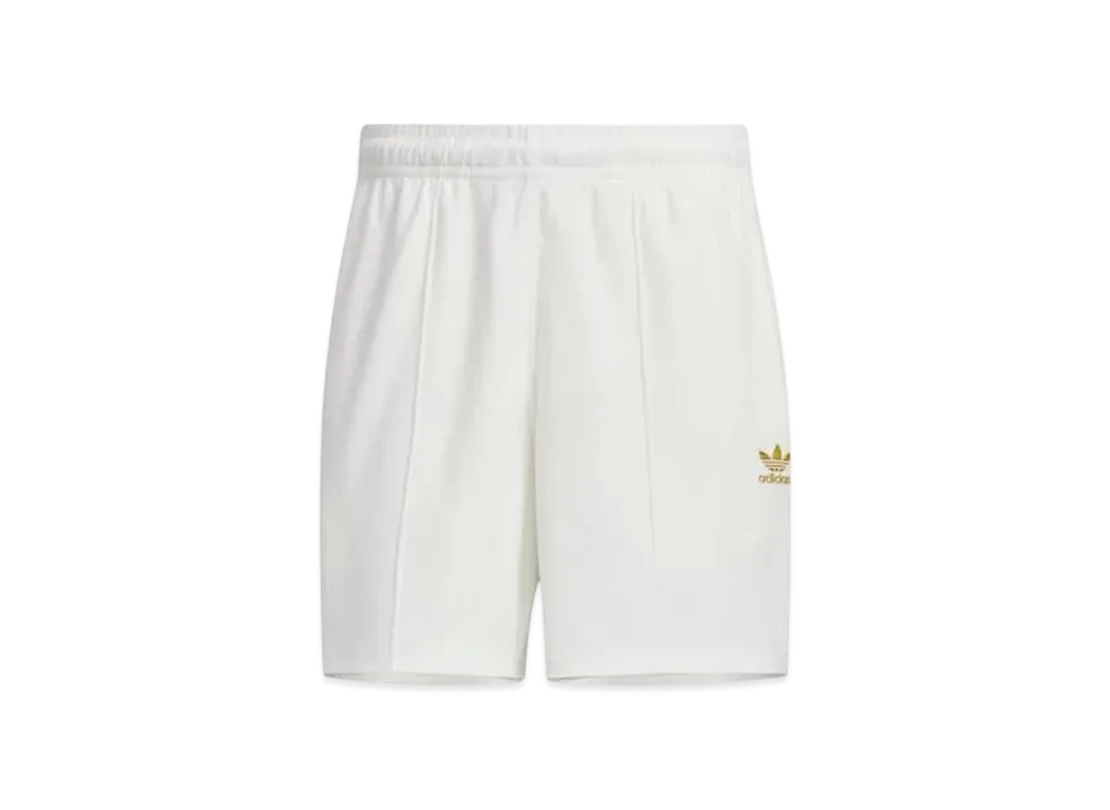 adidas SST Terry Shorts "Cloud White/Gold Metallic"