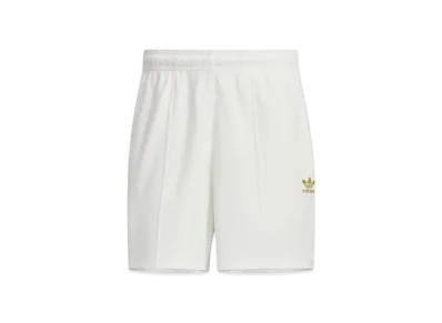 adidas SST Terry Shorts "Cloud White/Gold Metallic"
