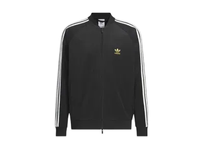 adidas SST Terry Track Top (Jersey) "Black/Gold Metallic"