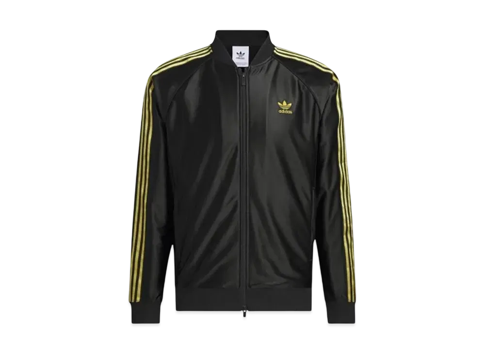 adidas SST Track Top (Jersey) "Black/Gold Metallic"