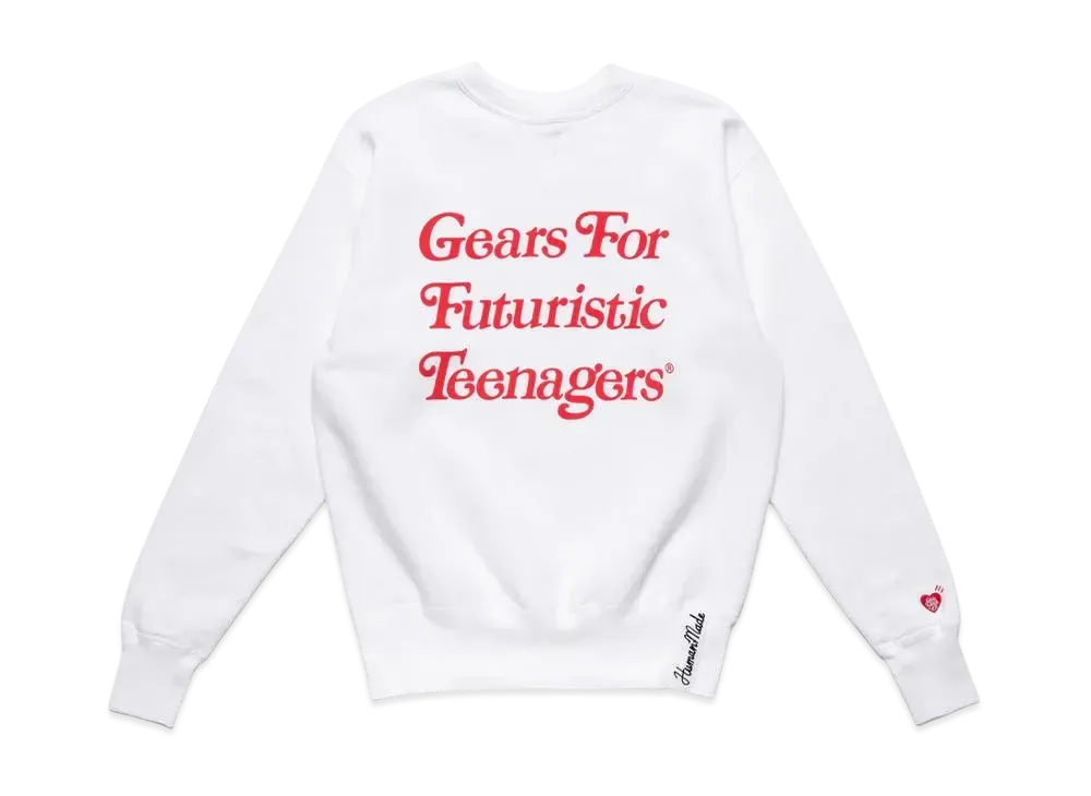 Girls Don't Cry x HUMAN MADE Crewneck Sweatshirt "White"
