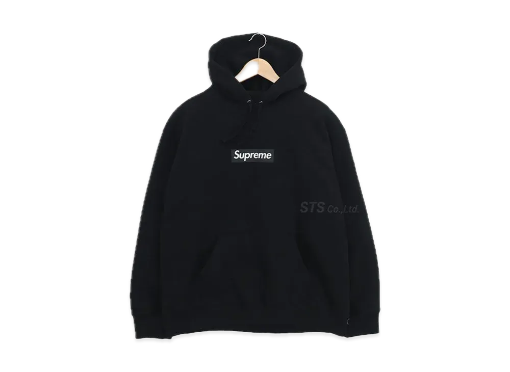 Supreme 23SS West Hollywood Store Open Limited Box Logo Hooded Sweatshirts "Black"