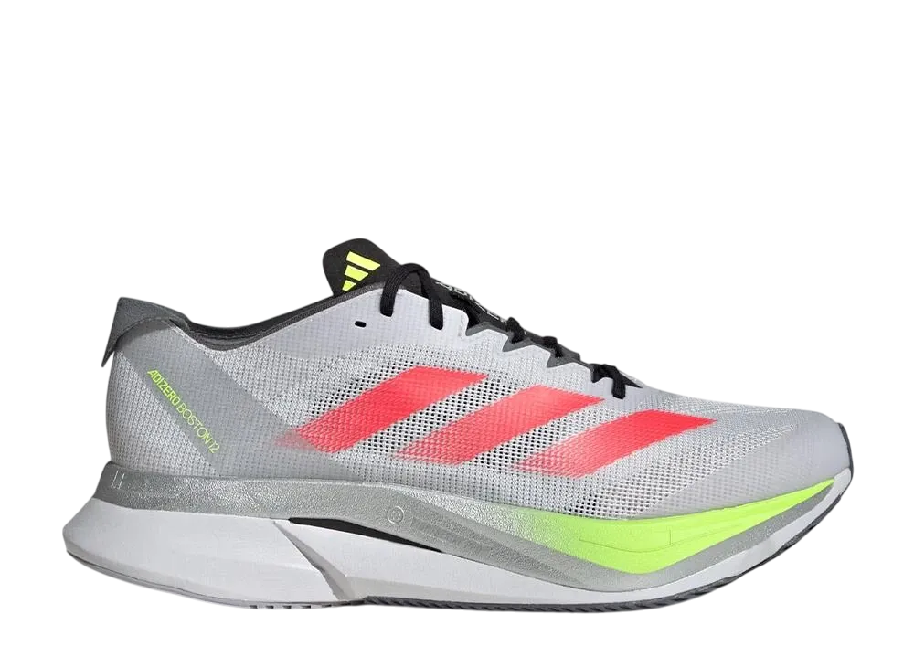 adidas Adizero Boston 12 "Dash Grey/Lucid Red/Lucid Lemon"