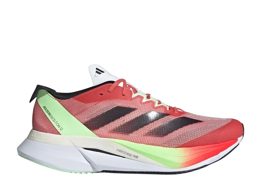 アディダス アディゼロ ボストン12 "プリラブドスカーレット/オーロラメタリック/ソーラーレッド"