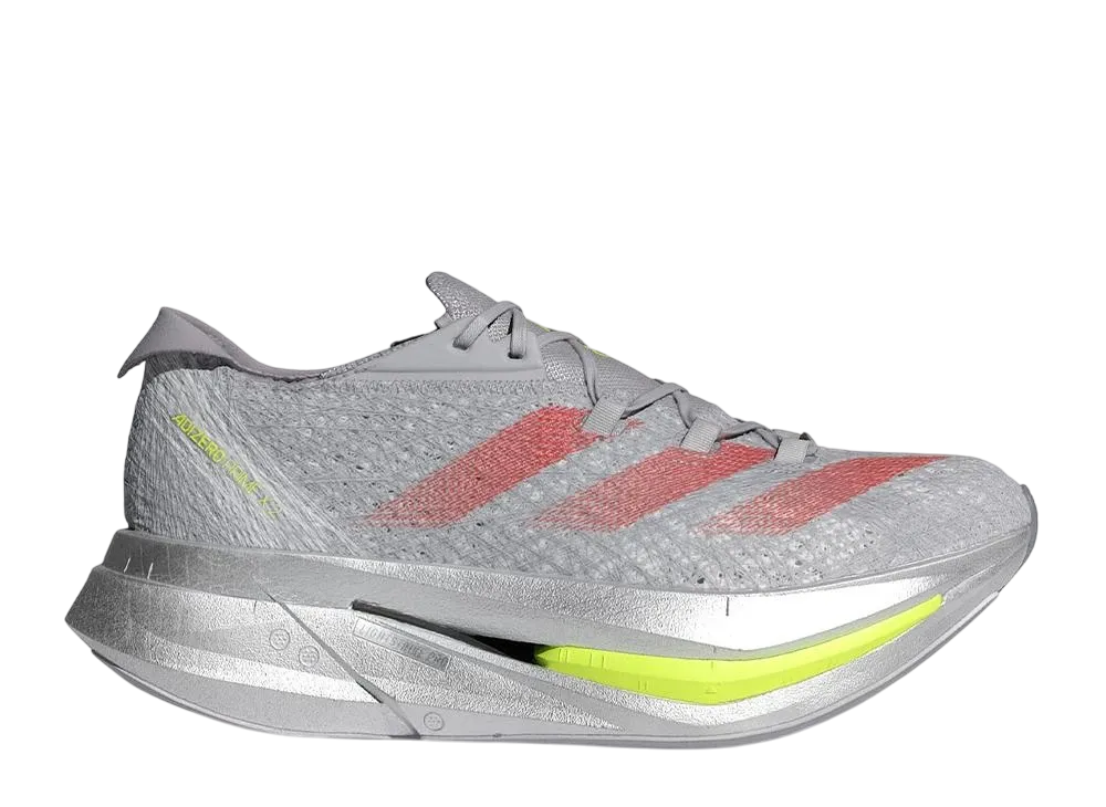 アディダス アディゼロ プライムX 2.0 ストラング "グレーツー/ルシッドレッド/グローリーグレー"