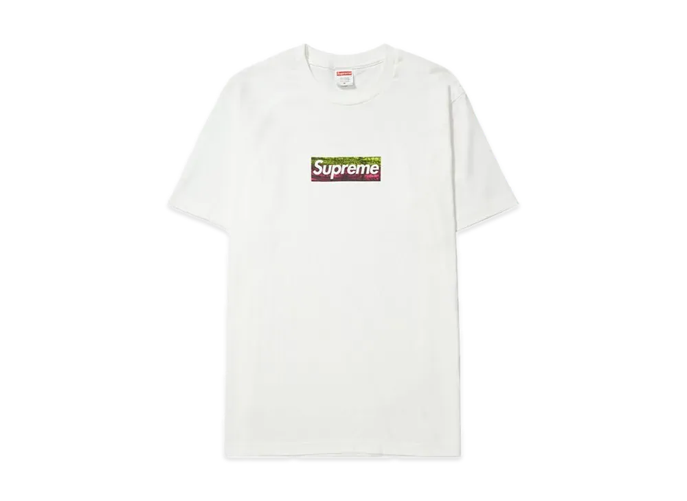 Supreme Los Angeles Fire Relief Box Logo Tee "White"