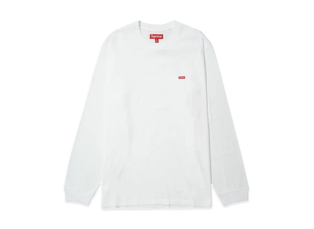 Supreme Small Box L/S Tee "White" (25SS)