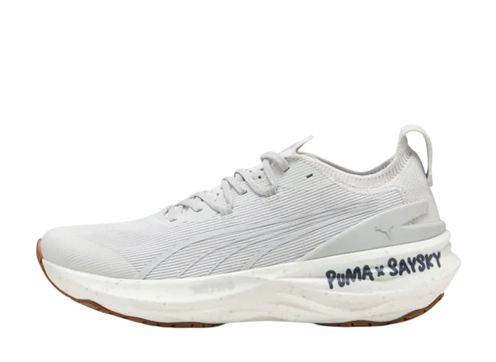 Saysky × Puma ForeverRun Nitro 2 "Feather Gray/Flat Light Gray"