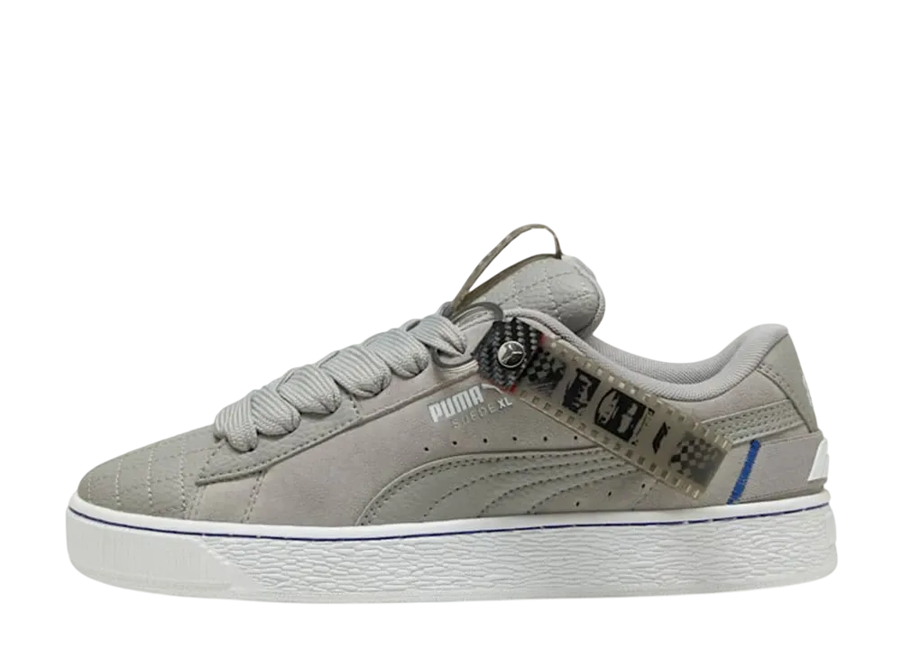 プーマ F1 スウェード XL 75 YRS "マットシルバー/ビビットブルー"