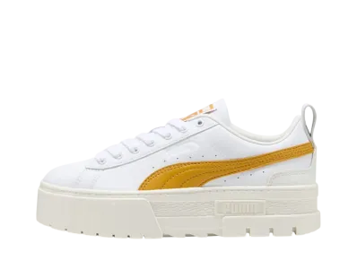 Puma Women's Mayze Luxe "Puma White/Archive Gold"