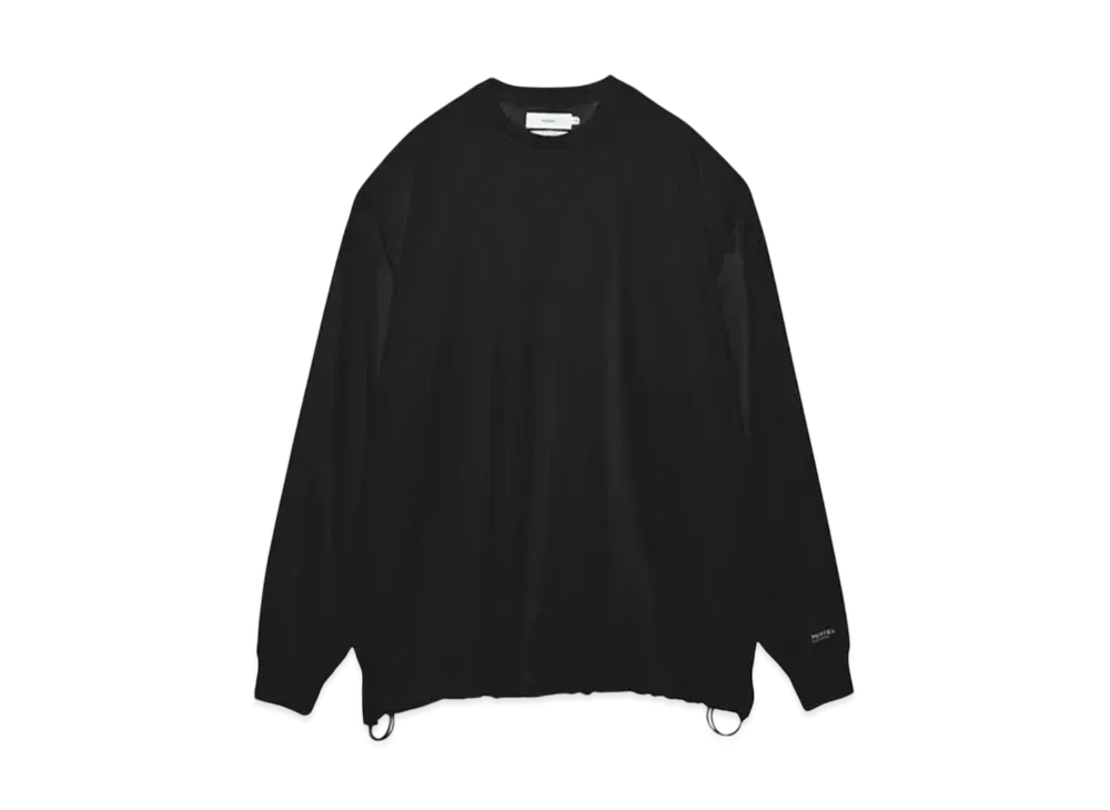 Graphpaper Pertex Equilibrium L/S Tech Pullover "Black"
