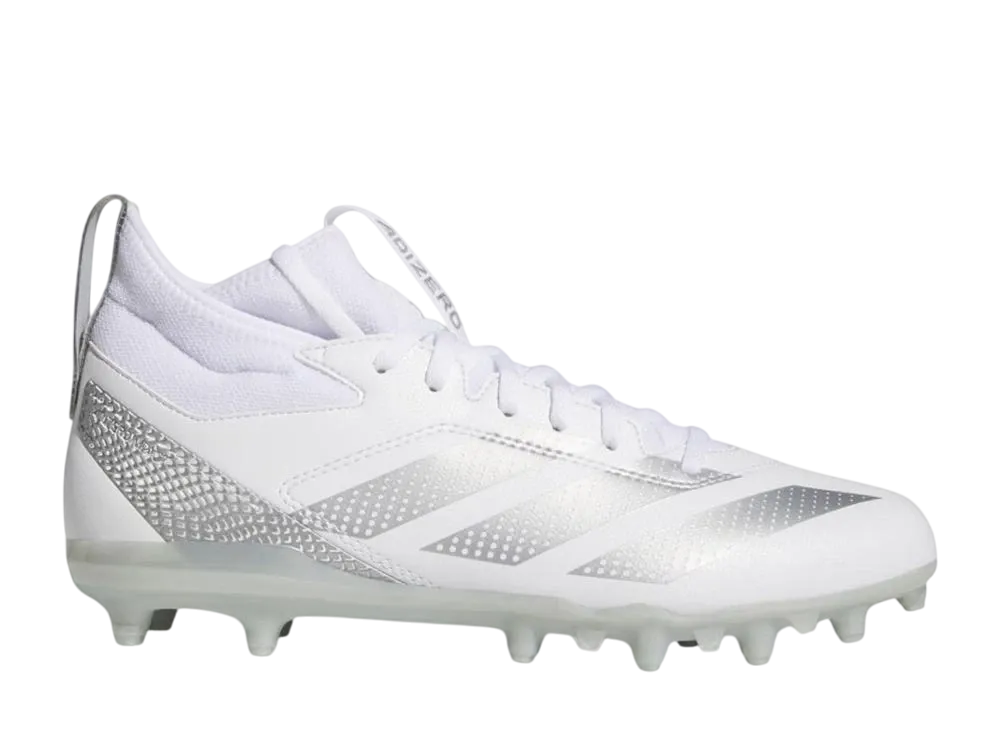 アディダス アディゼロ インパクト2 フットボールスパイク "クラウドホワイト/シルバーメタリック"