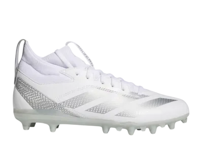 adidas Adizero Impact 2 Football Cleats "Cloud White/Silver Metallic"
