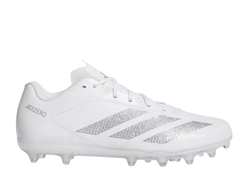アディダス アディゼロ エレクトリック2 フットボールスパイク "クラウドホワイト/シルバーメタリック"