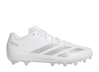 adidas Adizero Electric 2 Football Cleats "Cloud White/Silver Metallic"