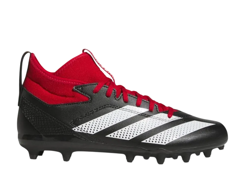 adidas Adizero Impact 2 Football Cleats "Core Black/Cloud White/Team Power Red 2"