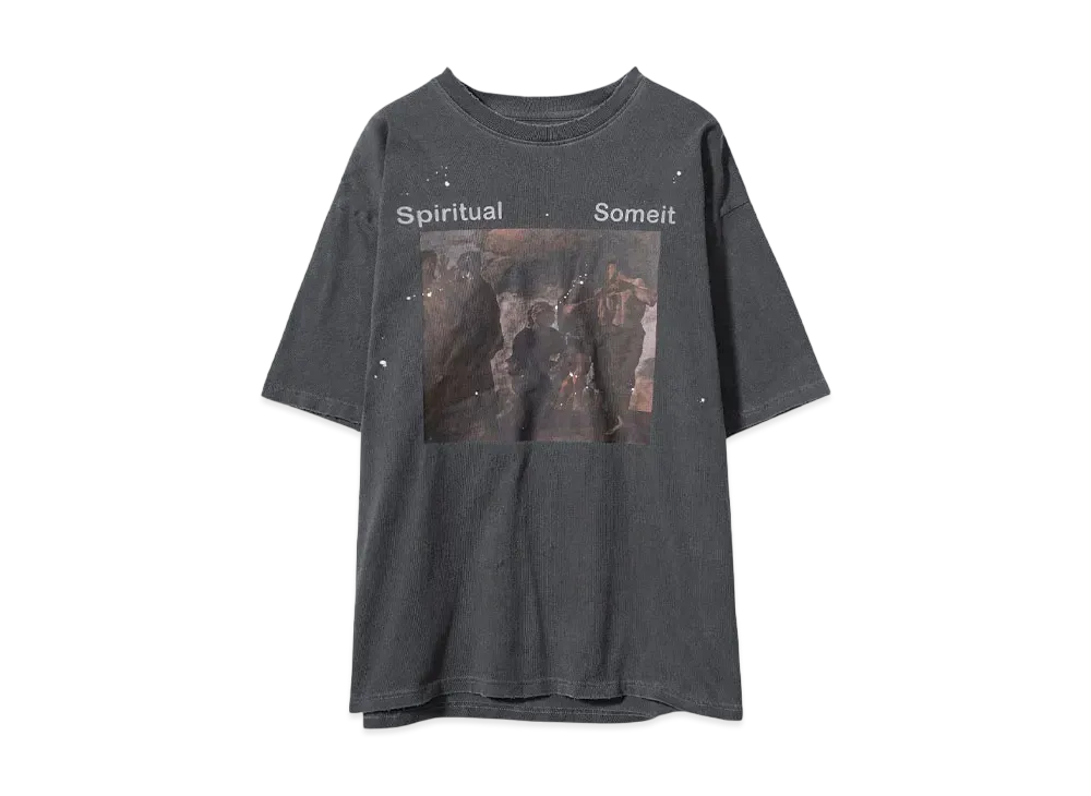 SOMEIT S.S.S VINTAGE TEE "STONE GREY"