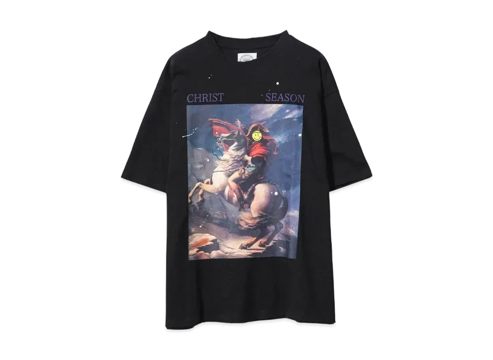 SOMEIT S.O.C.N VINTAGE TEE "BLACK"