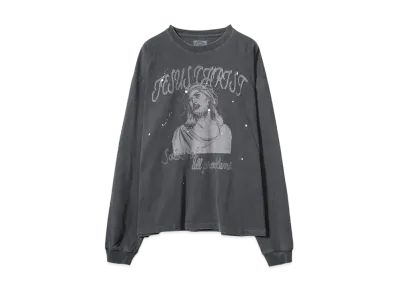 SOMEIT S.S.J.X VINTAGE LS TEE "STONE GREY"