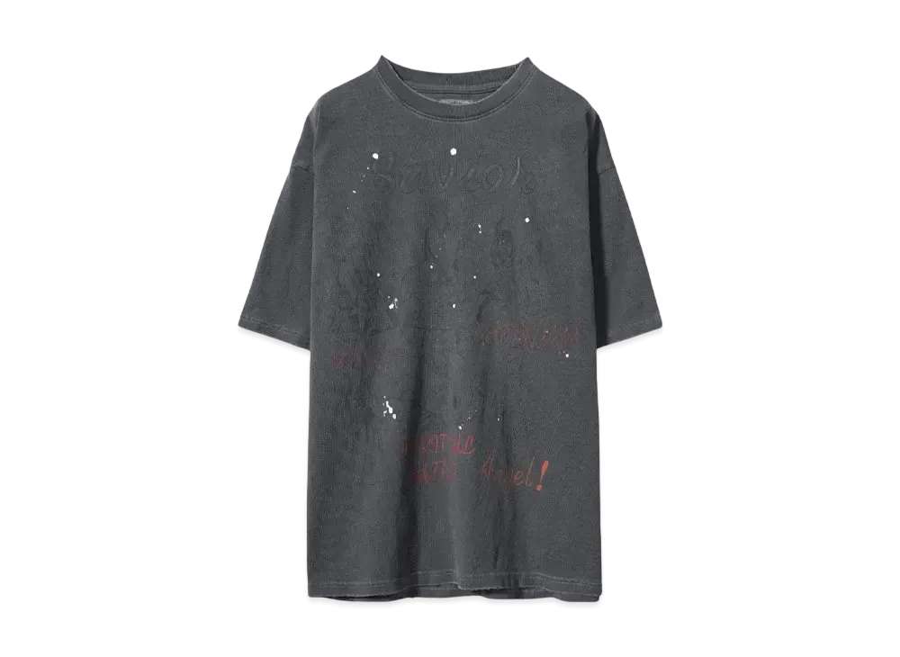 SOMEIT W.O.L VINTAGE TEE "STONE GREY"