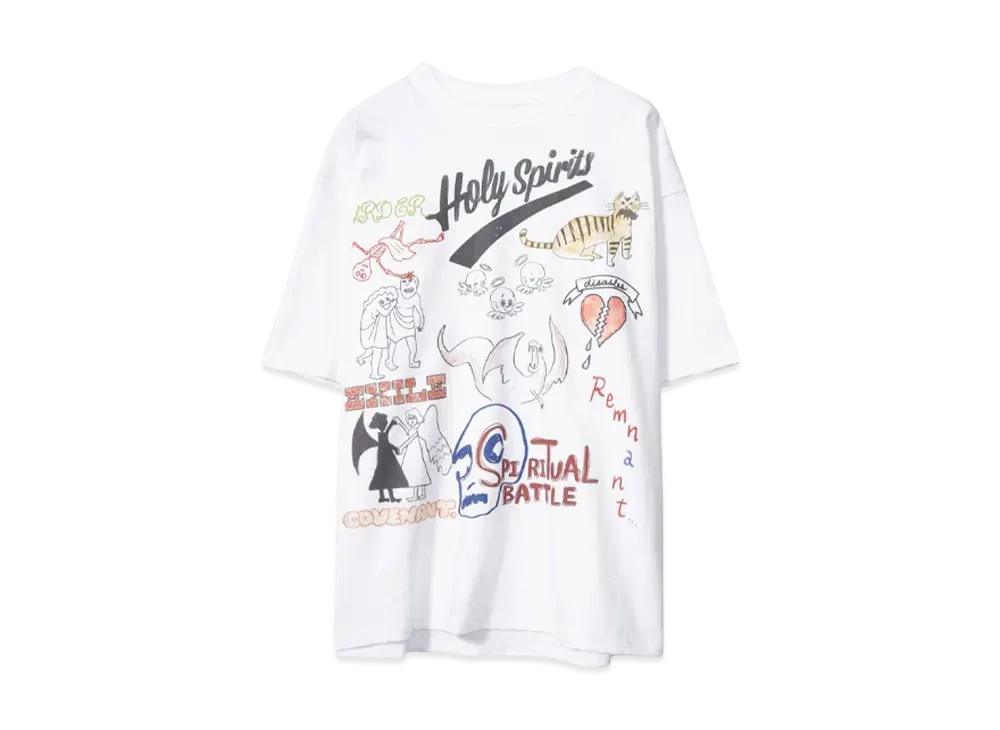 SOMEIT W.O.G VINTAGE TEE "OFF WHITE"