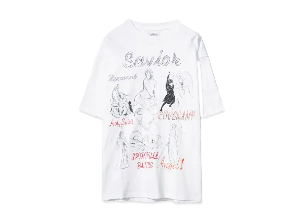 SOMEIT W.O.L VINTAGE TEE "OFF WHITE"