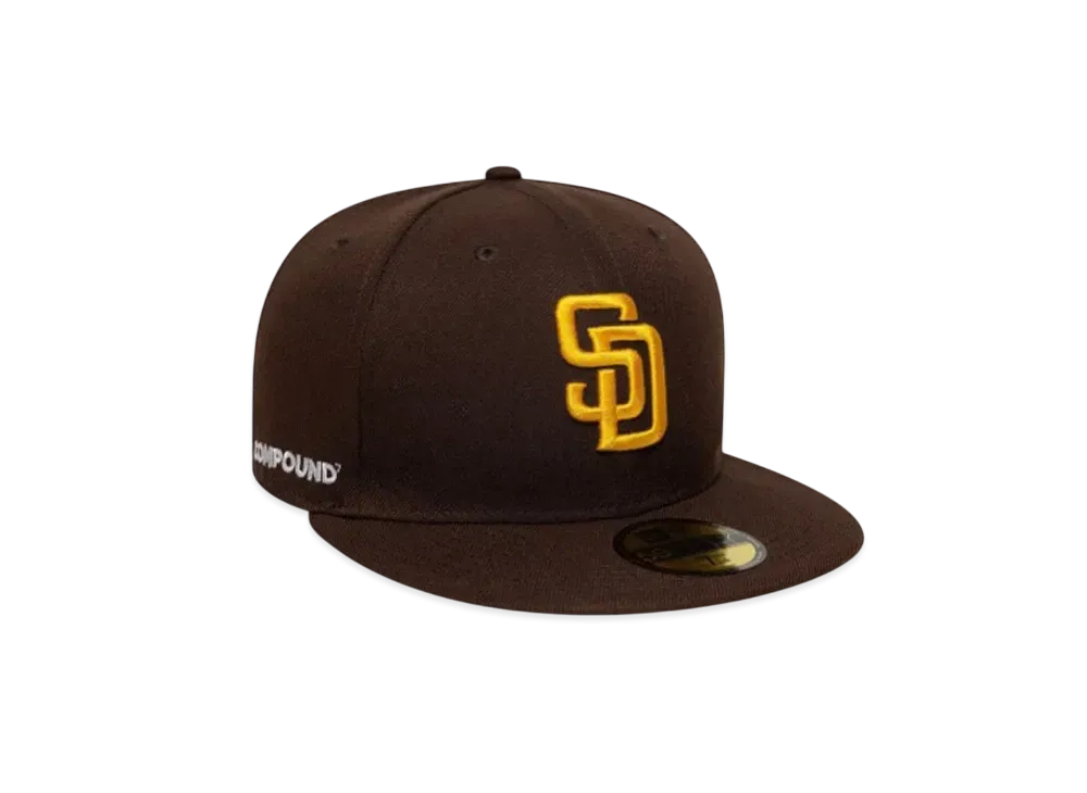 NEW ERA 59Fifty Compound x MLB 2025 San Diego Padres "Brown"