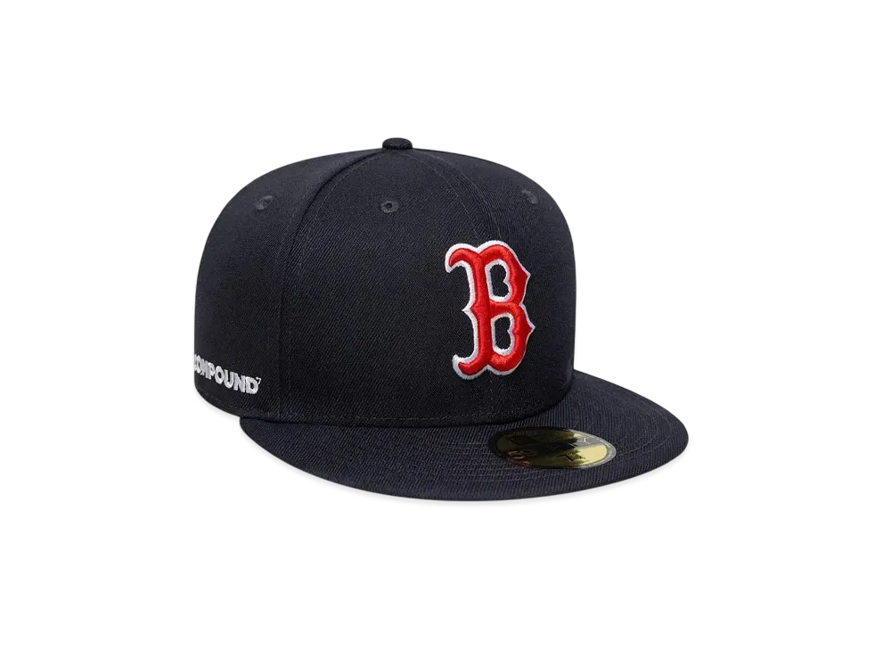 NEW ERA 59Fifty Compound x MLB 2025 Boston Red Sox "Navy"