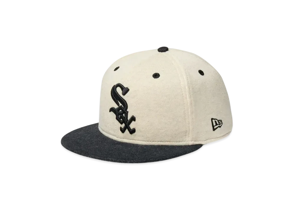 NEW ERA 59Fifty MLB Oatmeal Heather Chicago White Sox "Oatmeal/Black"