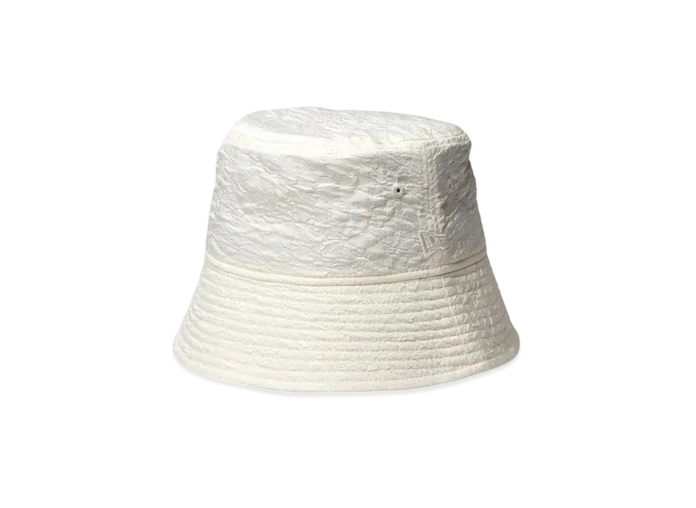 NEW ERA Bucket 01 Sailor Brim Jacquard Fabric "Chrome White"