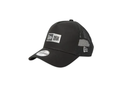 NEW ERA Youth 9Forty A-Frame Tracker Box Logo "Black/Black"