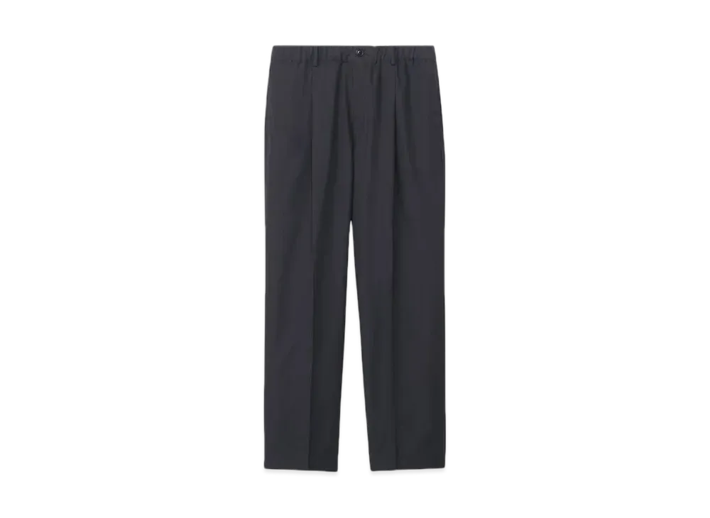 Goldwin Paper Polyester One-Pleat Pants (Unisex) "Black"