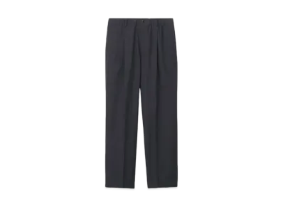 Goldwin Paper Polyester One-Pleat Pants (Unisex) "Black"