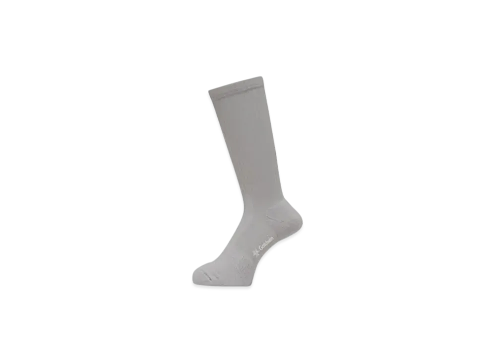 Goldwin Paper Fiber Arch Support Pile Mid Cut Socks (C3 Fit/Unisex) "Mix Gray"