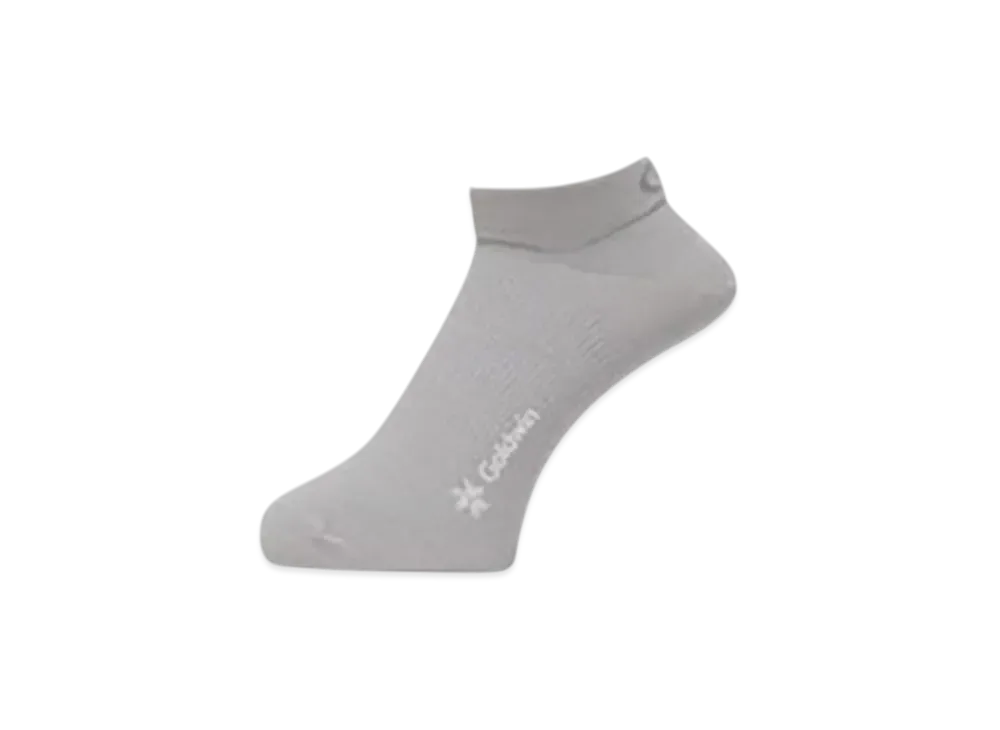 Goldwin Paper Fiber Arch Support Short Socks (C3 Fit/Unisex) "Mix Gray"