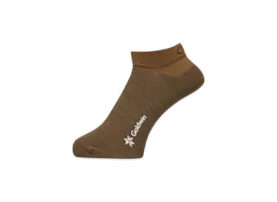 Goldwin Paper Fiber Arch Support Short Socks (C3 Fit/Unisex) "Brown Gold"