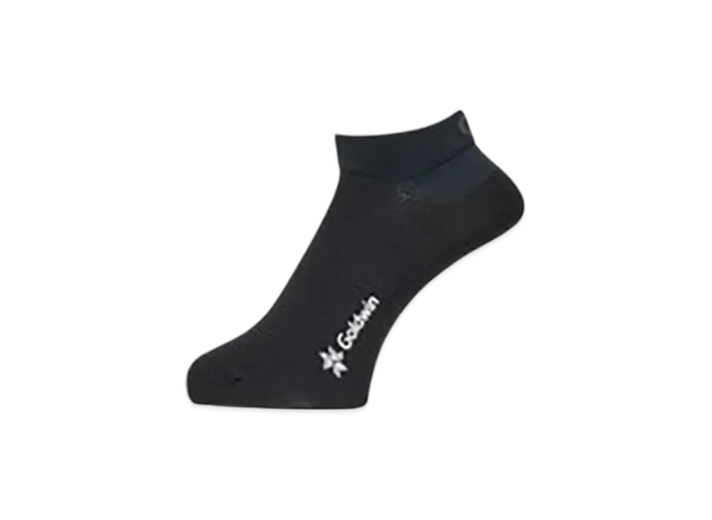 Goldwin Paper Fiber Arch Support Short Socks (C3 Fit/Unisex) "Black"