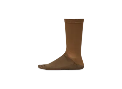 Goldwin Paper Fiber 5-Toe Mid Cut Socks (C3 Fit/Unisex) "Brown Gold"