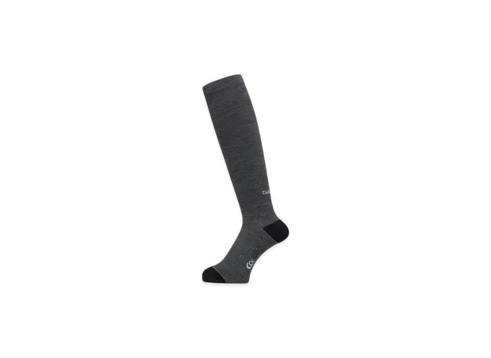 Goldwin Wool Blend Compression High Socks (C3 Fit/Unisex) "Mix Charcoal"