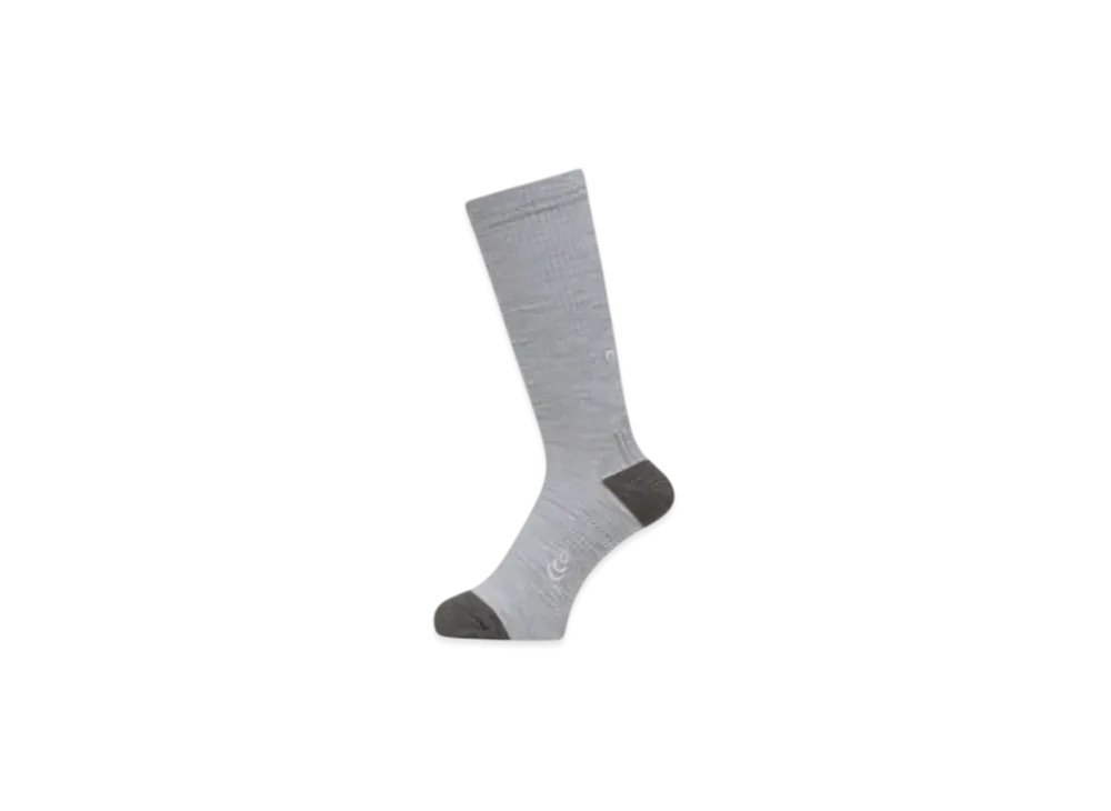 Goldwin Wool Blend Mid Cut Socks (C3 Fit/Unisex) "Mix Gray"