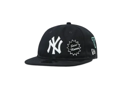 NEW ERA x SAINT Mxxxxxx x MLB Retro Crown 9Fifty New York Yankees "Navy"