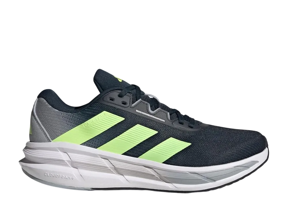 アディダス クエスター3 ランニング "オーロラインク/ハイレゾイエロー/ハローシルバー"