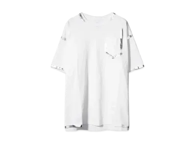 FACETASM FOIL BIG TEE"WHITE"