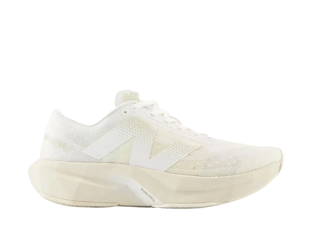 New Balance Women's FuelCell Rebel V4 "White/Linen/Sea Salt"